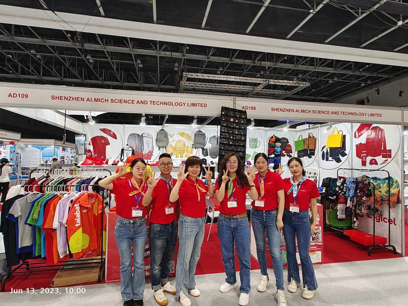 NINER team members at international exhibition